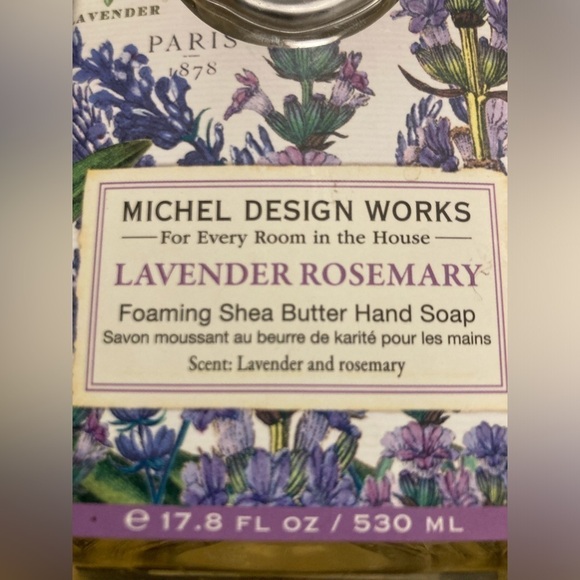 Michel Design Works Lavender Rosemary foaming shea butter hand soap. NWOT 17.8oz - Picture 4 of 4